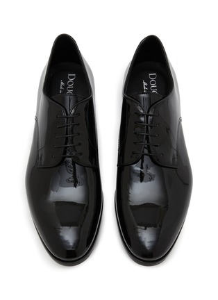 Detail View - Click To Enlarge - DOUCAL'S - Patent Leather Derby Shoes