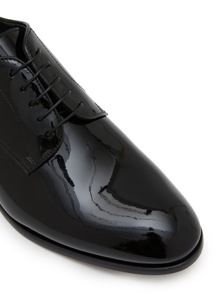 Detail View - Click To Enlarge - DOUCAL'S - Patent Leather Derby Shoes