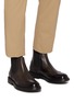 Figure View - Click To Enlarge - DOUCAL'S - Coda Di Rondine Leather Chelsa Boots