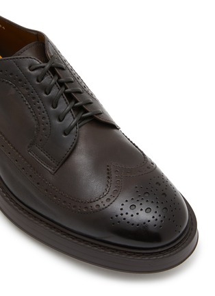 Detail View - Click To Enlarge - DOUCAL'S - Coda Leather Derby Shoes