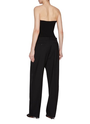 Back View - Click To Enlarge - ALAÏA - Strapless Tuxedo Jumpsuit