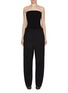 Front View - Click To Enlarge - ALAÏA - Strapless Tuxedo Jumpsuit