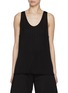 Front View - Click To Enlarge - ALAÏA - Pleated Tank Top