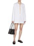 Figure View - Click To Enlarge - ALAÏA - Poplin Tunic Dress