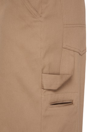  - ALAÏA - Tailored Knit Waistband Cotton Blend Cargo Trousers