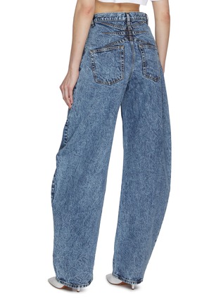 Back View - Click To Enlarge - ALAÏA - Acid Wash Denim Jeans