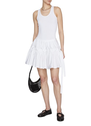 Figure View - Click To Enlarge - ALAÏA - Flared Poplin Skirt