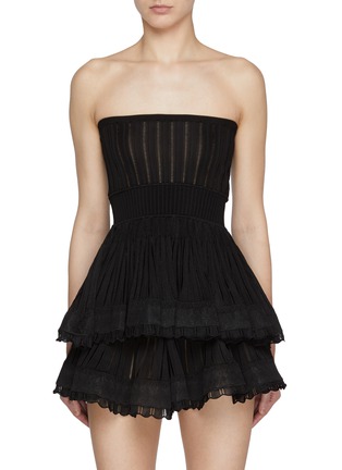 Front View - Click To Enlarge - ALAÏA - Flared Crinoline Top