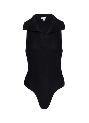 Main View - Click To Enlarge - ALAÏA - Polo Collar Bodysuit