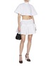 Figure View - Click To Enlarge - ALAÏA - High Neck Cropped T-Shirt