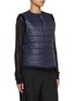 Detail View - Click To Enlarge - FABIO GAVAZZI - Reversible Mink Fur Puffer Vest