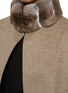  - FABIO GAVAZZI - Chinchilla Fur Collar Wool Cashmere Coat