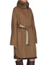 Detail View - Click To Enlarge - FABIO GAVAZZI - Reversible Sable Collar Wool Coat