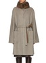 Main View - Click To Enlarge - FABIO GAVAZZI - Reversible Sable Collar Wool Coat