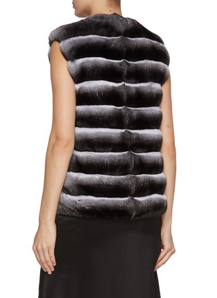 Back View - Click To Enlarge - FABIO GAVAZZI - Chinchilla Fur Vest