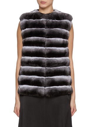 Main View - Click To Enlarge - FABIO GAVAZZI - Chinchilla Fur Vest