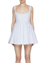 ALAÏA | Flared Poplin Skater Dress | Women | Lane Crawford