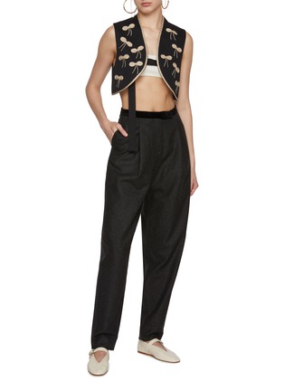 Figure View - Click To Enlarge - NACKIYÉ - Pasha Flat Front Pants