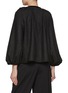 Back View - Click To Enlarge - NACKIYÉ - Draped V-neck Pin Top