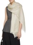 Figure View - Click To Enlarge - JANE CARR - The Summer Cosmos Cashmere Linen Lurex Scarf