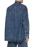 Back View - Click To Enlarge - MM6 MAISON MARGIELA - Lightweight Point Collar Denim Shirt