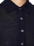  - BARENA - Long Sleeve Wool Silk Cashmere Polo Shirt