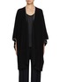 Main View - Click To Enlarge - VINCE - Tipped Cashmere Knit Cape