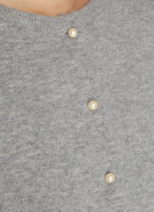  - VINCE - Faux Pearl Button Knit Cardigan