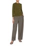 Figure View - Click To Enlarge - VINCE - Faux Pearl Button Knit Cardigan