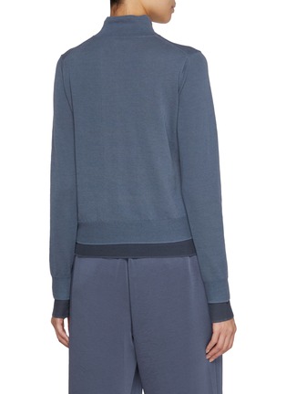 Back View - Click To Enlarge - VINCE - Turtleneck Double Layer Top