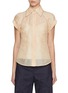 Main View - Click To Enlarge - ZIMMERMANN - Eden Fitted Linen Silk Blouse