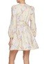 Back View - Click To Enlarge - ZIMMERMANN - Eden Belted Linen Flip Dress