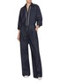 Figure View - Click To Enlarge - ZIMMERMANN - Illustration Dark Wash Denim Shirt