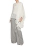 Figure View - Click To Enlarge - ERMANNO SCERVINO - Cashmere Lace Cape