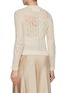 Back View - Click To Enlarge - ERMANNO SCERVINO - Floral Patch Macrame Cardigan