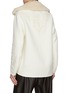 Back View - Click To Enlarge - ERMANNO SCERVINO - Shearling Collar Coat