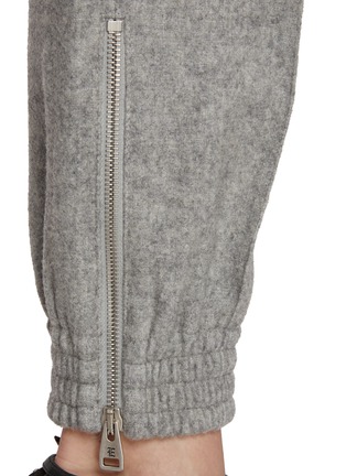  - ERMANNO SCERVINO - Elasticated Adjustable Cashmere Mohair Blend Jogger Pants