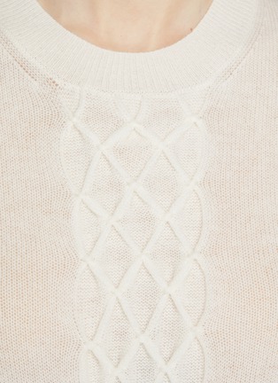  - ERMANNO SCERVINO - Knotted Centre Cashmere Knit Top