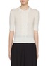 Main View - Click To Enlarge - ERMANNO SCERVINO - Knotted Centre Cashmere Knit Top