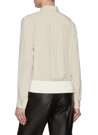 Back View - Click To Enlarge - HELMUT LANG - Bomber Collar Shirt