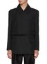 Main View - Click To Enlarge - RE: BY MAISON SANS TITRE - Double Layered Blazer