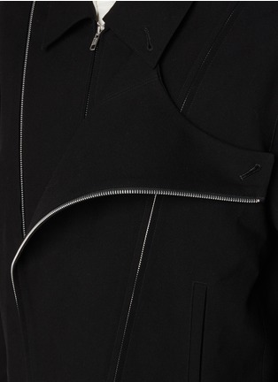  - RE: BY MAISON SANS TITRE - Drop Shoulder Zip Up Jacket