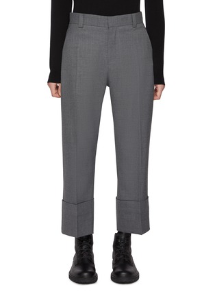 Main View - Click To Enlarge - RE: BY MAISON SANS TITRE - Pleated Cropped Pants