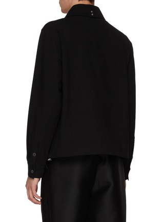 Back View - Click To Enlarge - RE: BY MAISON SANS TITRE - Double Layered Sweatshirt