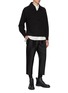 Figure View - Click To Enlarge - RE: BY MAISON SANS TITRE - Double Layered Sweatshirt