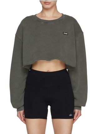 Main View - Click To Enlarge - JOAH BROWN - Cut Off Sweatshirt