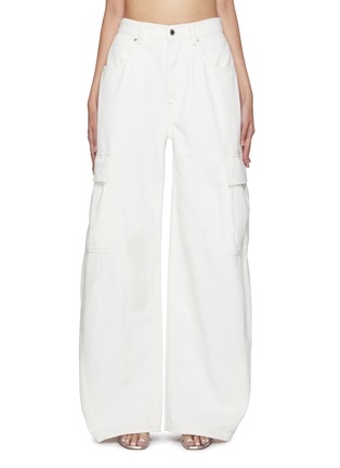 Main View - Click To Enlarge - ALEXANDER WANG - Oversized Cotton Cargo Pants