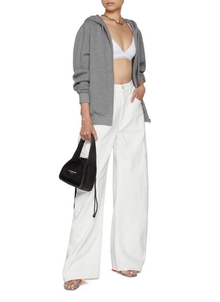 Figure View - Click To Enlarge - ALEXANDER WANG - Oversized Cotton Cargo Pants