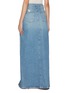 Back View - Click To Enlarge - GOOD AMERICAN - Good Ease Medium Wash Maxi Skirt