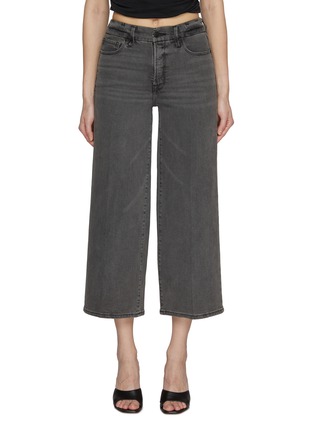 Main View - Click To Enlarge - GOOD AMERICAN - Good Waist Palazzo Cropped Jeans